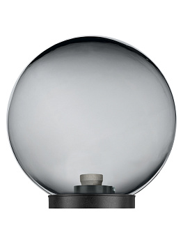 Светильник НТУ 03-100-302 шар d=300 мм IP54 (дымчатый ПММА, основание плоское ПК 145, Е27) TDM