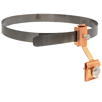 Держатель для труб универсальный D=(0-200)мм Cu и полоса нерж, cталь PROxima EKF