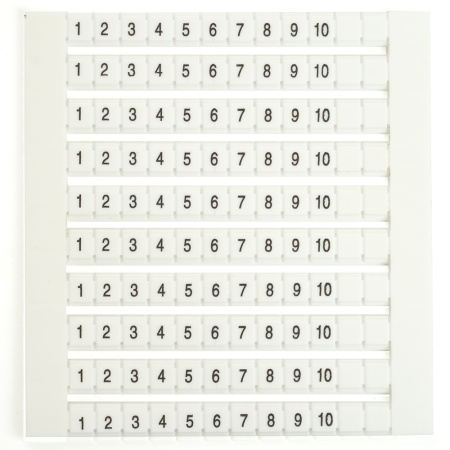 Маркеры для ЗНИ (JXB ST) с нумерацией 1-10 LD556-5 STEKKER