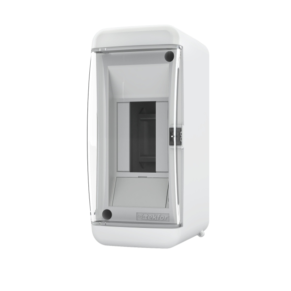 Бокс КМПн пластиковый навесной 2 модуля прозрачная крышка IP41 UNС 40-02-2 Tekfor