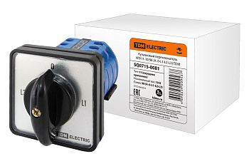 Кулачковый переключатель КПУ11-10/98 (A: 0-L1-L2-L3) TDM