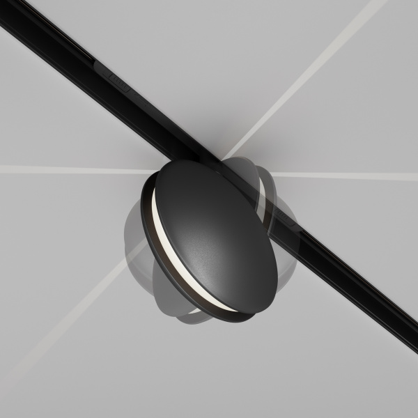 Трековый светильник LED 6Вт Черный IP20 Magnetic track system Exility TR090-4-6W-DS-B Technical Maytoni