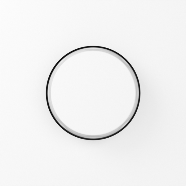 Donel S08 глянцевый белый накладка для светорегулятора поворотного, серия DB