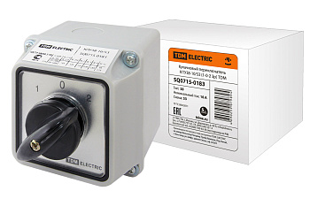 Кулачковый переключатель КПУ38-10/53 (1-0-2 3р) TDM