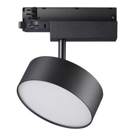 Трехфазный трековый св/д св-к IP20 LED 24W 4000K 2100Лм 100-265V черный PROMETA NOVOTECH
