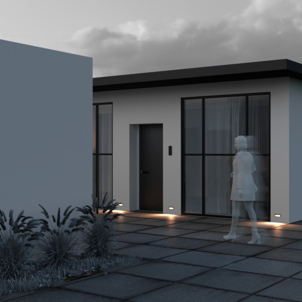 Подсветка для лестниц 5Вт 3000К Черный IP65 Bosca O045SL-L5B3K Outdoor Maytoni