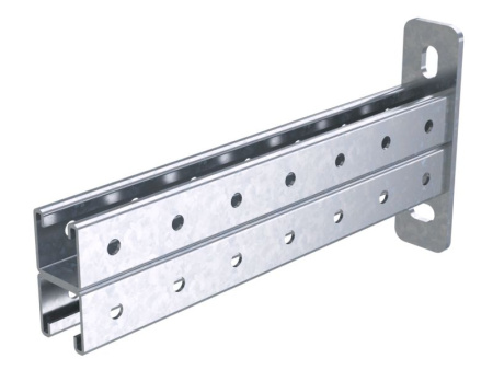 Консоль двойная, 41х41мм, L200мм, INOX 304 DKC