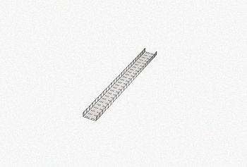 Лоток замковый перфорированный ЛМЗ 150х65х3000 УХЛ1, горячее цинкование S1,0