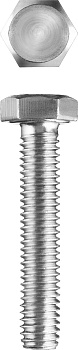 Болт ГОСТ 7798-70, M20 x 100 мм, 5 кг, кл. пр. 5.8, оцинкованный, ЗУБР