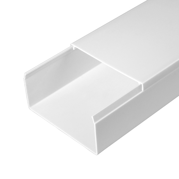 Кабель-канал белый 2-й замок в г/к 80х40 мм (30м/уп) Промрукав Кабель-канал белый 2-й замок в г/к 80х40 мм (30м/уп) Промрукав