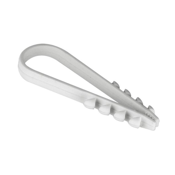 Дюбель-хомут (нейлон) ДХ 19-25 (б) (100шт) (Fortisflex) КВТ