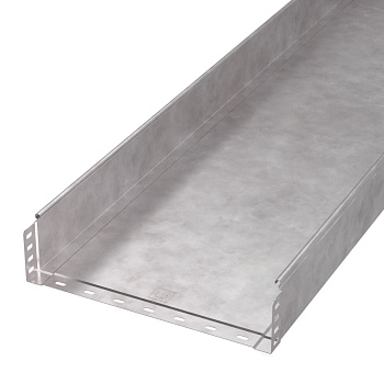 Лоток неперфорированный Стандарт HDZ 400х100х3000 (1,0 мм) (6 м/уп) Промрукав