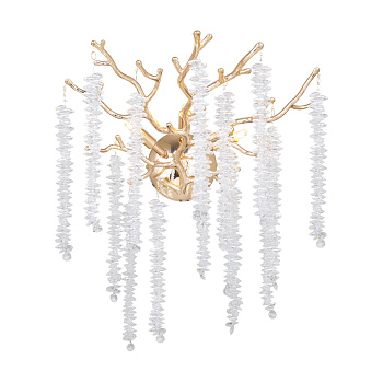 Настенный светильник (бра) 3*G9 40Вт Золото IP20 Mineral FR1010WL-03G Freya