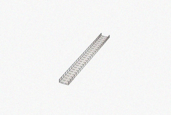 Лоток замковый перфорированный ЛМЗ 150х100х2000 УТ1,5, горячее цинкование, S1,0