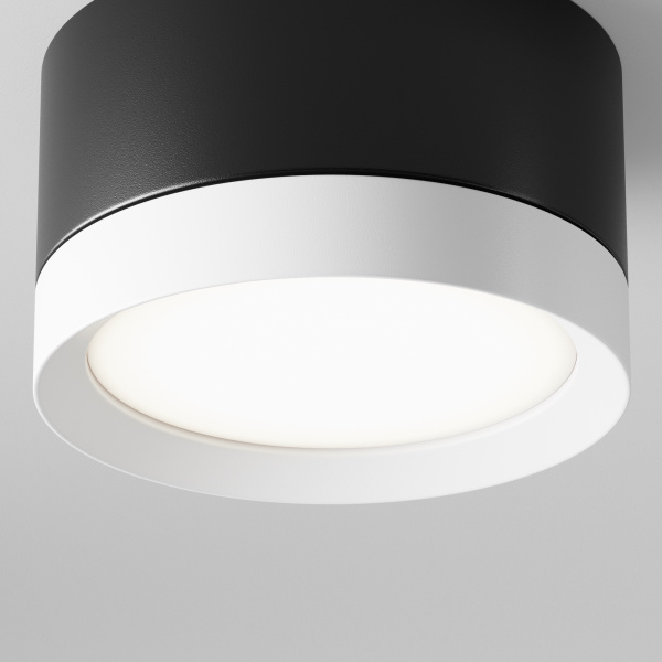 Потолочный светильник 1*GX53 15Вт Черно-белый IP20 Ceiling & Wall C086CL-GX53-SRD-BW Technical Maytoni