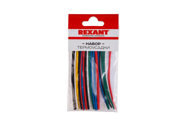 Термоусадка ТУТ (набор №4 рыболов) 10см/20шт 1/0.5_1.5/0.75_2/1_2.5/1.25 29-0104 Rexant 