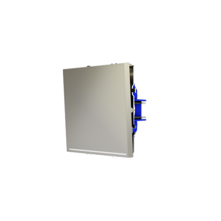 Выключатель встраиваемый Voltum S70 одноклавишный с подсветкой 10А, (шелк)