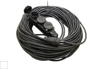 Удлинитель-шнур силовой каучук У1-33267 УШз16-103 IP44 3 гнезда с/з, 50м КГ 3х1,5 TDM