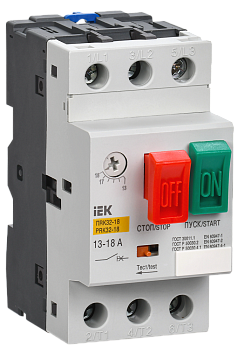 Пускатель ручной кнопочный ПРК32-18 In=18A Ir=13-18A 660В IEK