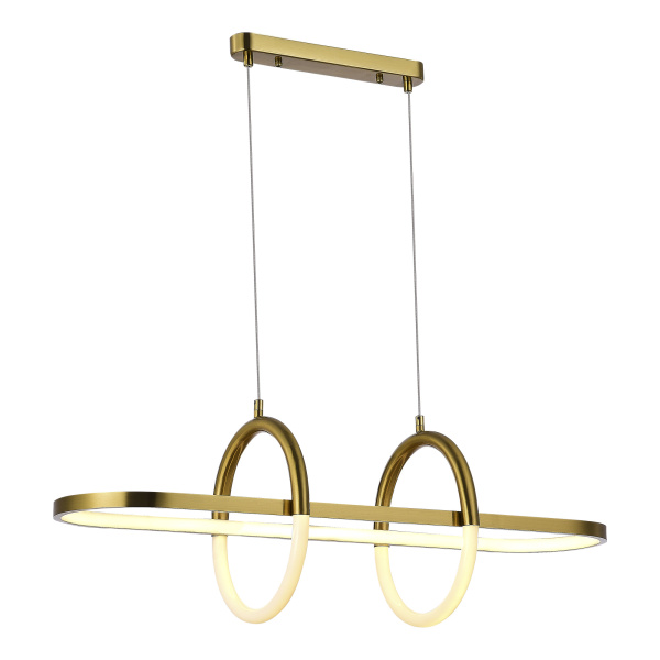 Светильник подвесной Золотистый/Белый LED 1*48Вт 3000К SL1579.313.01 ST LUCE Светильник подвесной Золотистый/Белый LED 1*48Вт 3000К SL1579.313.01 ST LUCE
