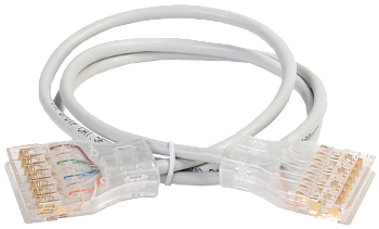ITK Патч-корд 110-110 4 пары кат.5E 3м серый