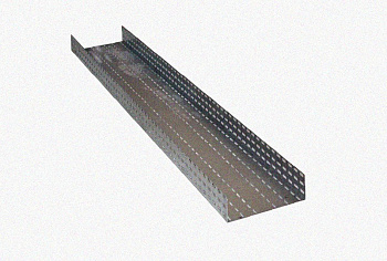 Лоток перфорированный ЛМ 100х25х2000 У3, окрашенный, S1,0