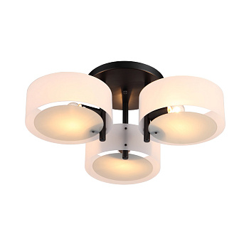 Люстра потолочная Черный/Белый E27 3*60Вт SL483.402.03 EVOLUCE