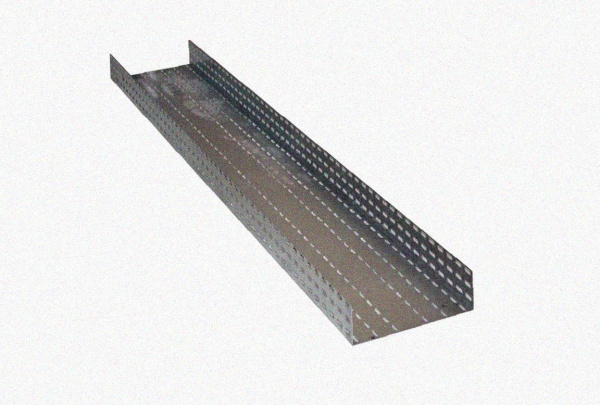 Лоток перфорированный ЛМ 100х25х2000 У3, окрашенный, S1,0