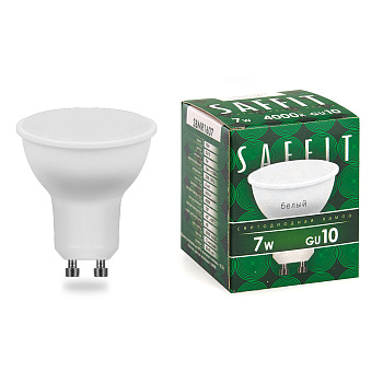 Лампа светодиодная SAFFIT SBMR1607 MR16 GU10 7W 4000K