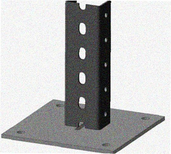 Стойка напольная (потолочная) СНП720 УХЛ1,горячее цинкование, S2,5