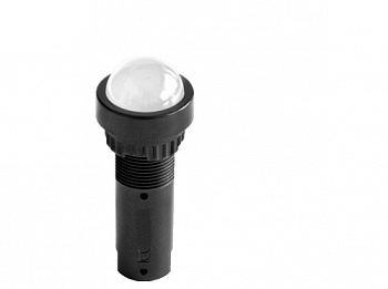 Индикатор сферический, штекерное подкл., уст.размер 16/24, круг., бел./зел., 230В, DKC