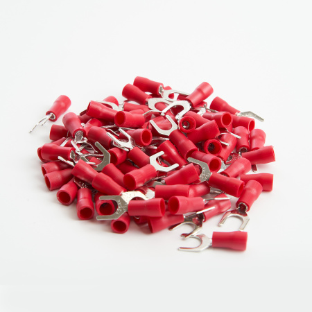 Наконечник вилочный изолированный НВИ 1,5-5, LD404-155 (упаковка 100 шт) STEKKER