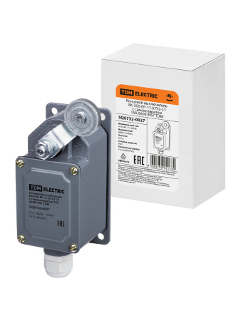 Концевой выключатель ВК-300-БР-11-67У2-21 с самовозвратом 16А 660В IP67 TDM