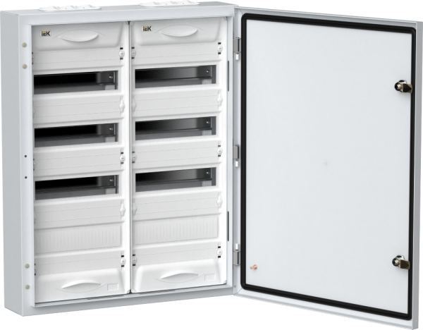 Корпус металлический ЩРн-96 (2х48) 710х570х140 IP54 бел. (одна дверь) TITAN 5 IEK