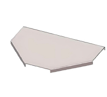 Крышка к тройниковому лотку КЛТ 400 УТ1,5, горячее цинкование S1,5