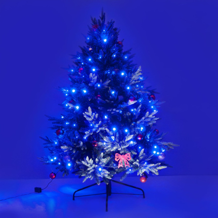 Гирлянда нить 5м IP20 (400-001 голубой) Eurosvet