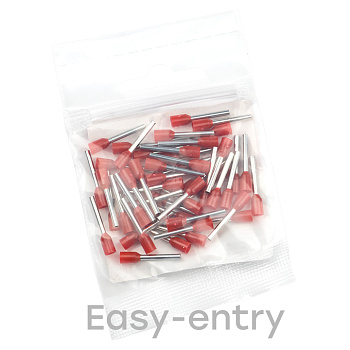 Наконечник штыревой втулочный изолированный НШвИ 1,0-12 (50шт) PROxima EKF