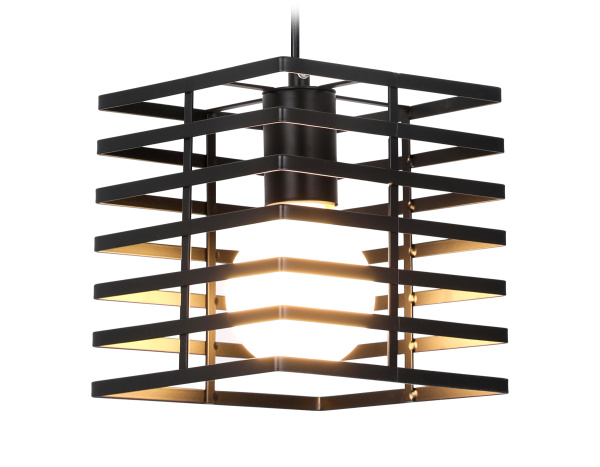 Подвесной светильник в стиле лофт TR8411 BK черный E27 max 60W 160*160*950 Ambrella Light
