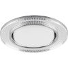 Св-к встр.с белой LED подсветкой Feron CD4038 потолочный GX53 без лампы, прозр., хром