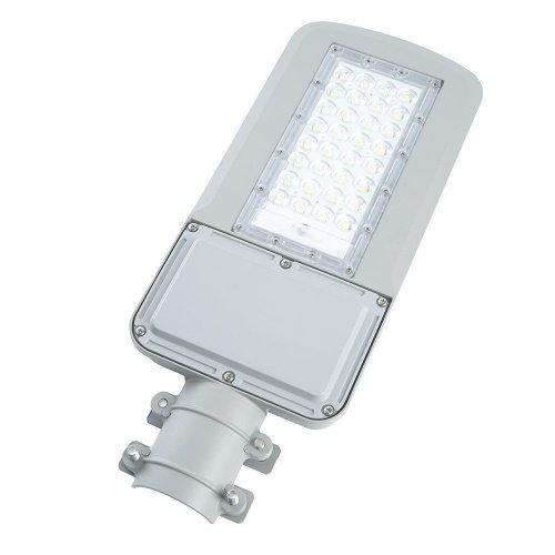 Светодиодный уличный консольный светильник Feron SP3040 80W 5000K 230V, серый фото 3