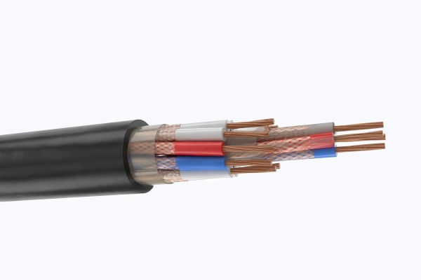 Кабель волоконно-оптический для внутренней прокладки 12 ОВ, ММ 50/125 (цвет оболочки черный) LAN-OFC
