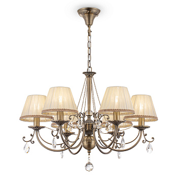 Люстра 6*E14 40Вт Бронза IP20 Soffia RC093-PL-06-R Maytoni