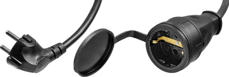 Силовой удлинитель-шнур ПВС 3х1.5 10 м 3500Вт IP44, ПВС 315-Ш, Профессионал ЗУБР