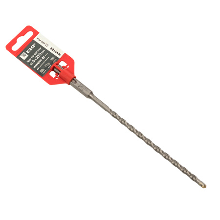 Бур по бетону SDS-plus 6х210 мм (2 резца)(4S спираль) Master EKF