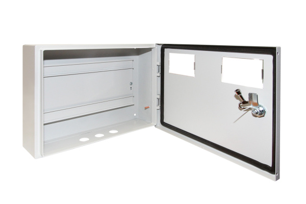 Корпус металлический ЩУ-1ф/2 (на 2 счётчика) 300х400х125 IP54 Народный TDM