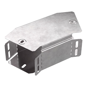 Угол горизонтальный 45 градусов с крышкой Стандарт 100х80 Промрукав