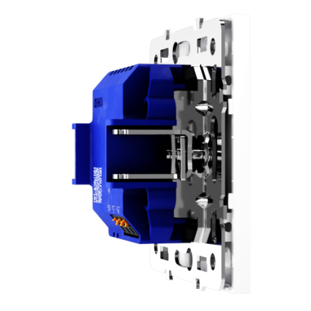 Датчик движения встраиваемый Voltum S70, (белый глянцевый)