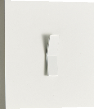 Donel N96 выключателя звонкового типа на 1 тумблер, клавиша Angle, 10AX 250V, Белый, серия DT