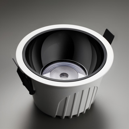 Св-к встр.св/д IP20 LED 4000К 20W 100-265V KNOF белый/черный NOVOTECH