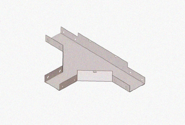 Лоток тройниковый глухой ОТГ 100х65 У3, окрашенный, S1,0